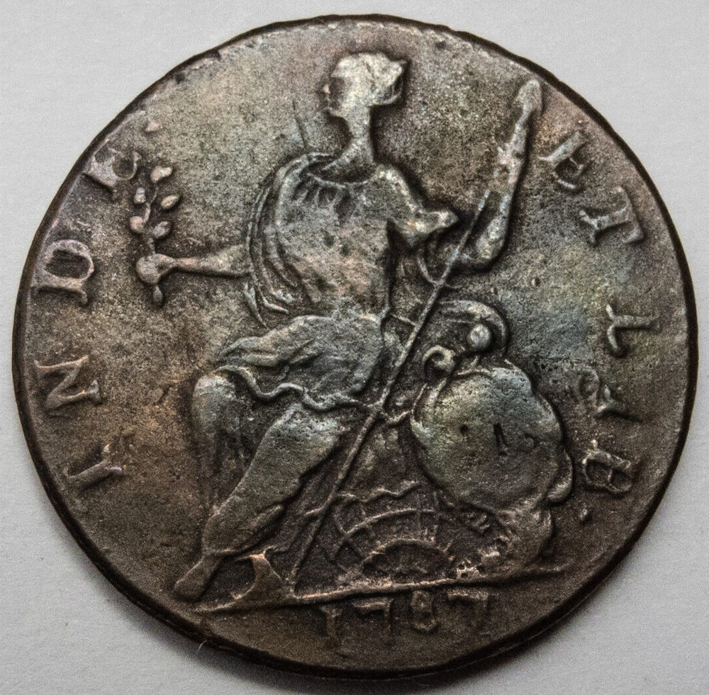 1787-Connecticut-Copper-Mailed-Bust-Left,-Miller-4-L